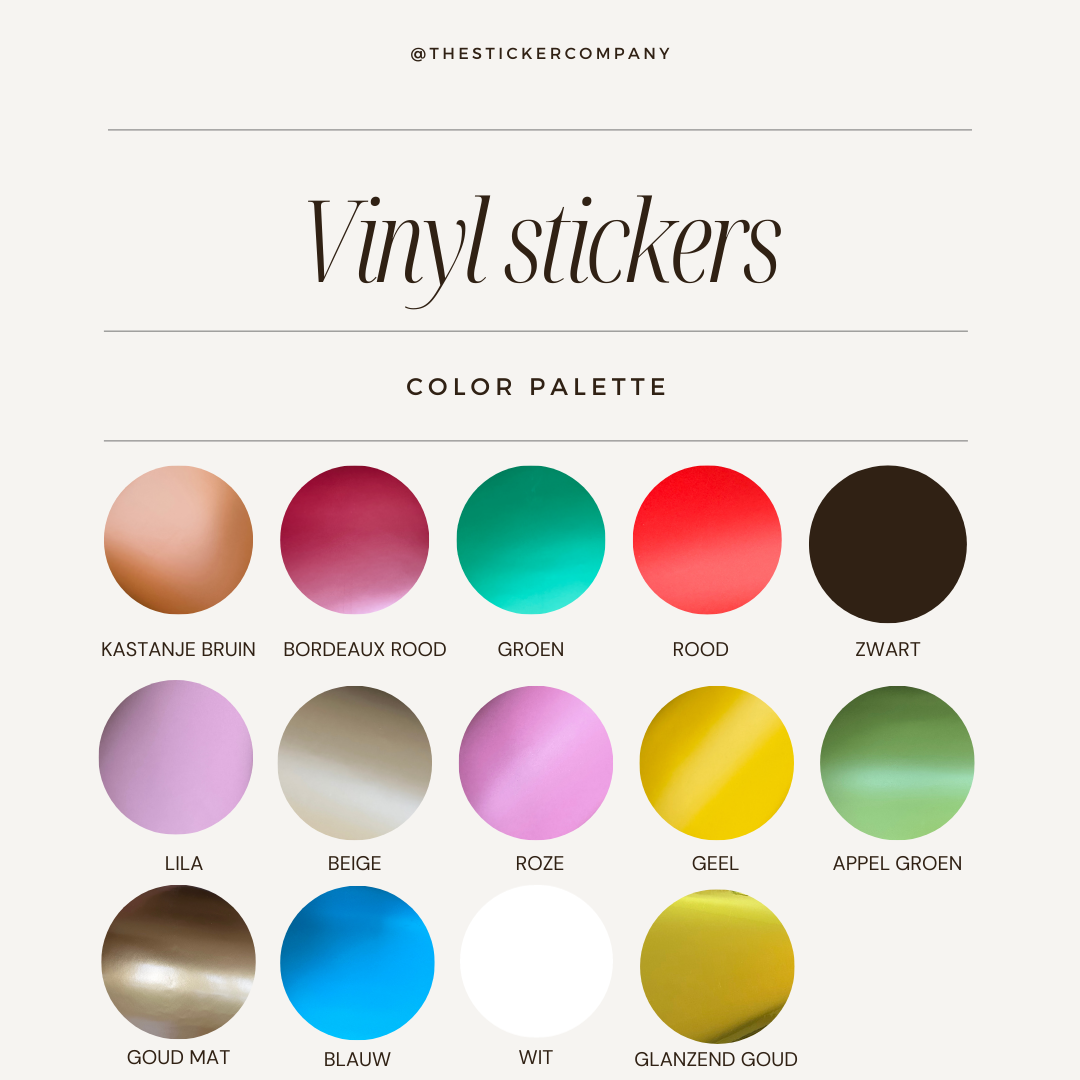 Stock Stickers (Set of 6 Vinyl Stickers)