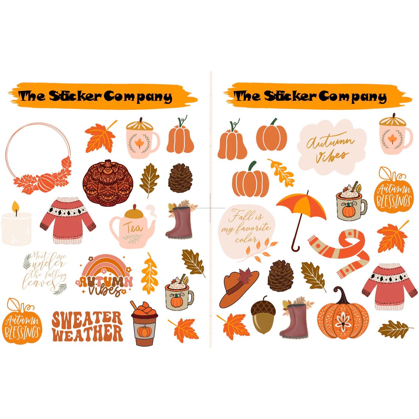 Stickers Herfst