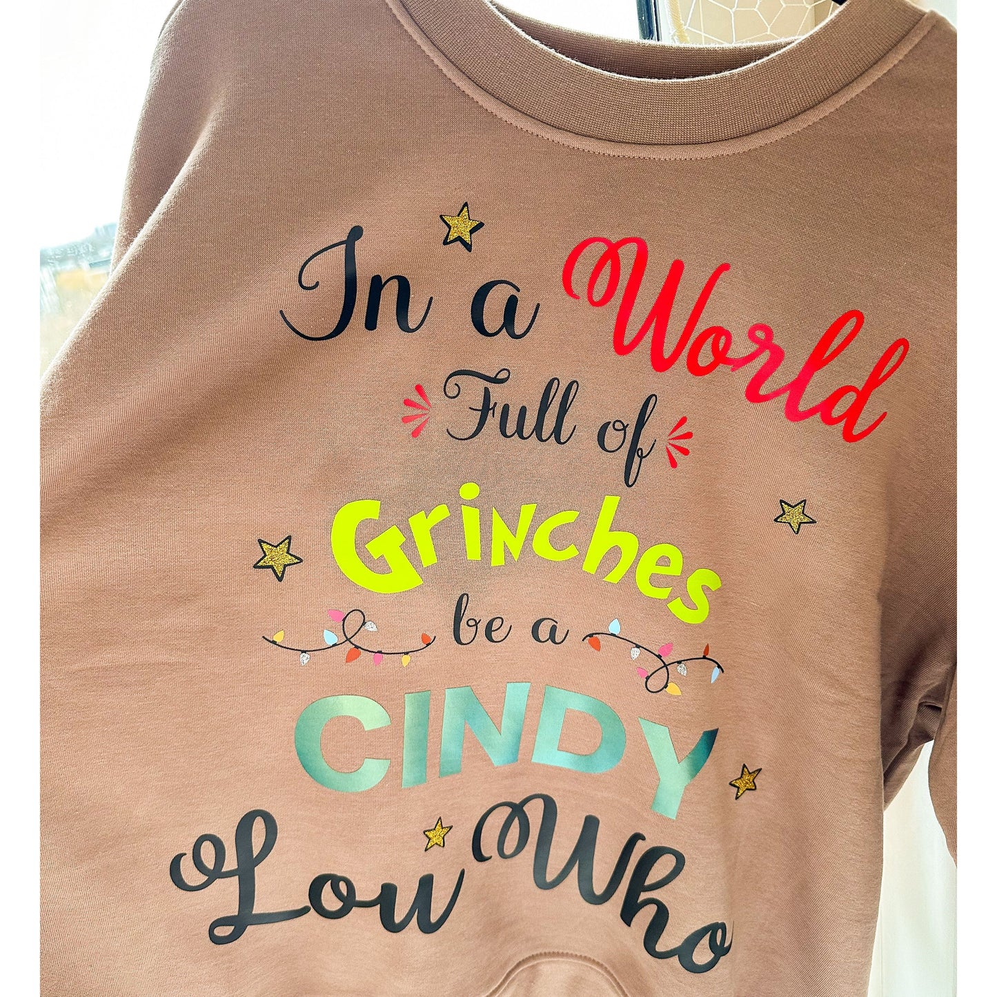 Sweater met gepersonaliseerde opdruk